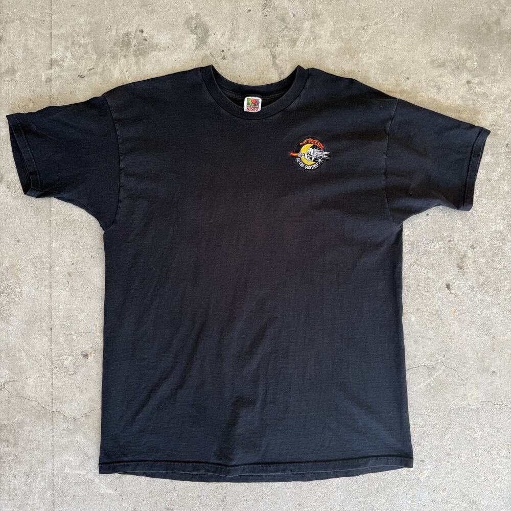 Vintage Ac-130 Gunship Squadron AFSOC Embroidered T-shirt Men’s 2XL